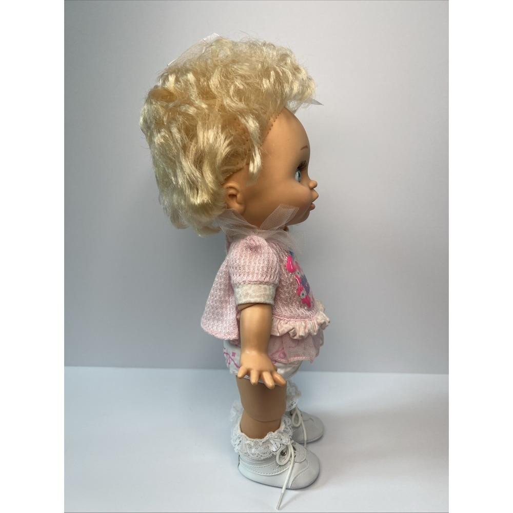 Vintage 1990 Galoob Baby Face So Innocent Cynthia #7 Original Top Blue Eyes - Picture 4 of 16